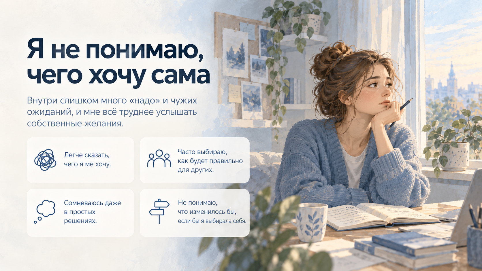 Я не понимаю, чего хочу сама