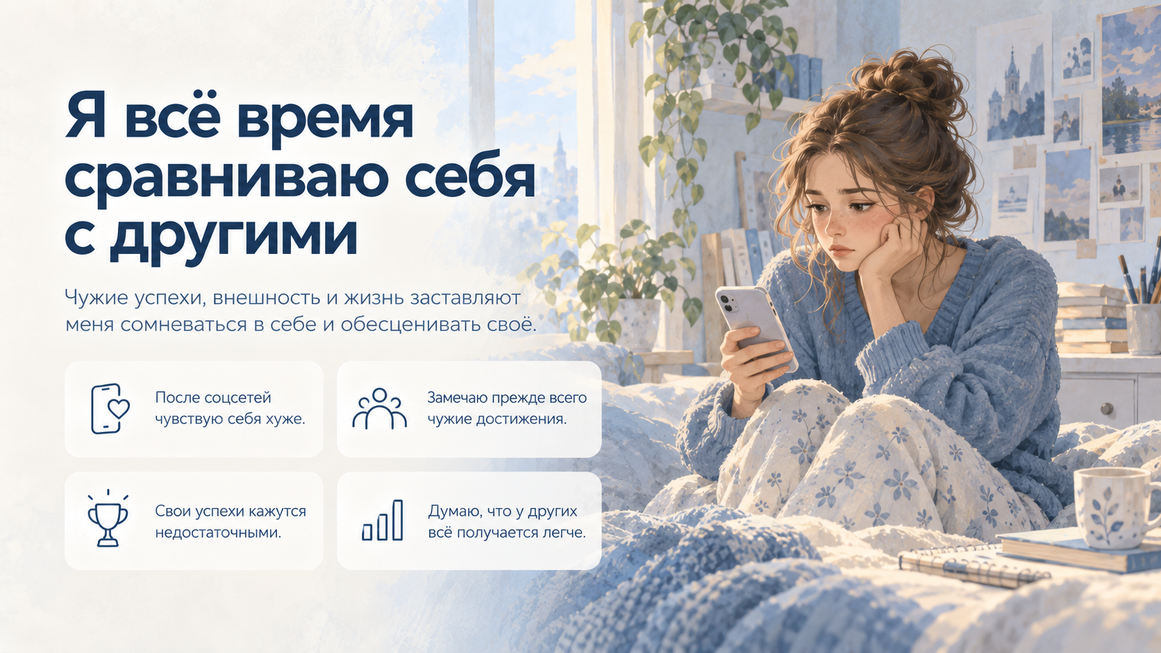 Я всё время сравниваю себя с другими
