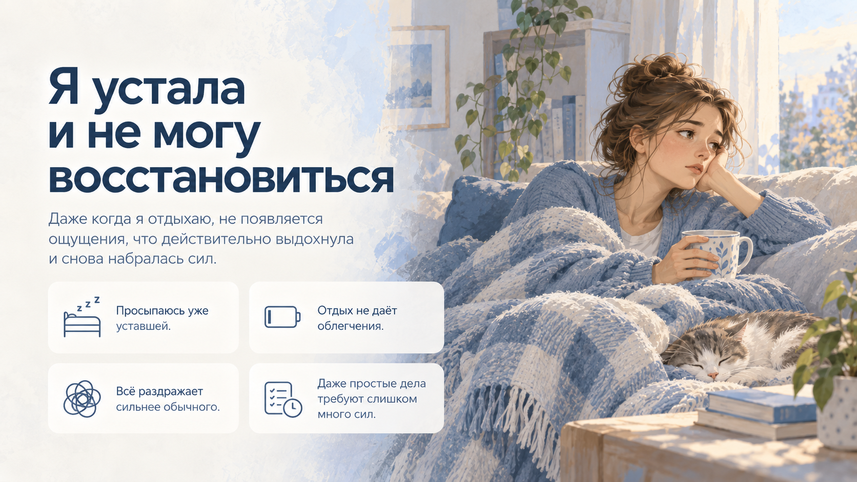 Я устала и не могу восстановиться