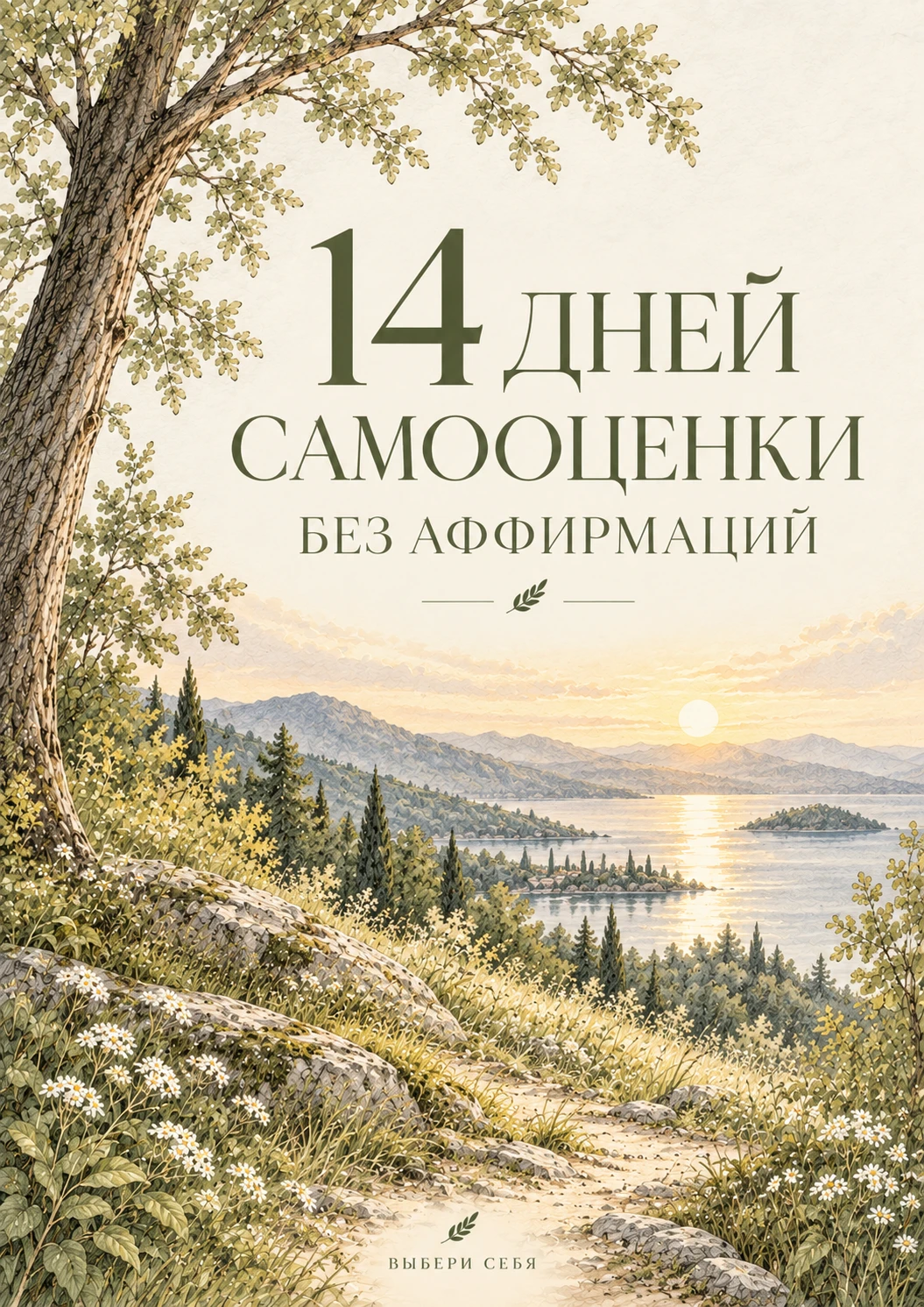 Обложка «14 дней самооценки без аффирмаций»