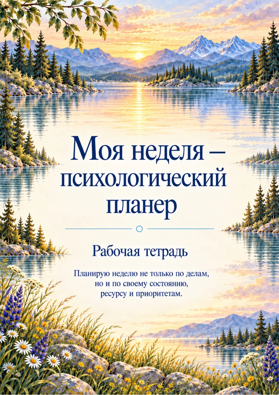 Обложка «Моя неделя — психологический планер»